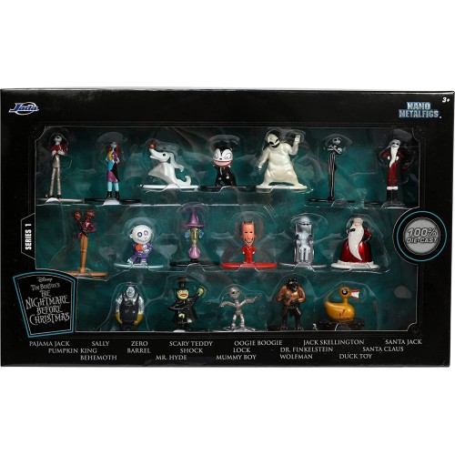 Jada Toys Nightmare Before Christmas - Set Με 18 Nano Μεταλλικές Φιγούρες 4 Cm, Disney 253075006 4006333080159