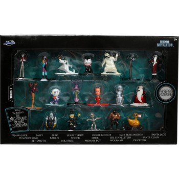 Jada Toys Nightmare Before Christmas - Set Με 18 Nano Μεταλλικές Φιγούρες 4 Cm, Disney 253075006 4006333080159