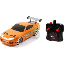 Jada Toys Fast and furious Coche Rc 1995 Brians Toyota Supra-Naranja 1:16 253206006 4006333064944