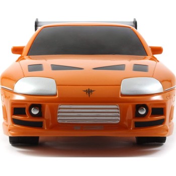 Jada Toys Fast and furious Coche Rc 1995 Brians Toyota Supra-Naranja 1:16 253206006 4006333064944