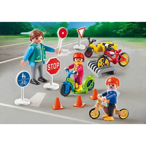 Playmobil Σχολικός Τροχονόμος Και Παιδάκια 5571 4008789055712