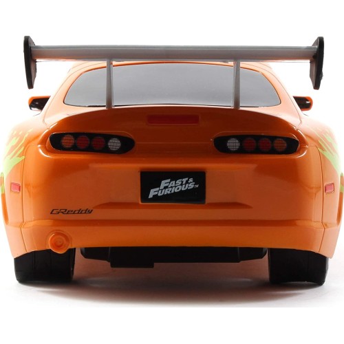 Jada Toys Fast And Furious Coche Rc 1995 Toyota Supra-Naranja 1:16 The Fast And T 253206006 4006333064944