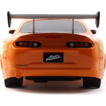 Jada Toys Fast And Furious Coche Rc 1995 Toyota Supra-Naranja 1:16 The Fast And T 253206006 4006333064944