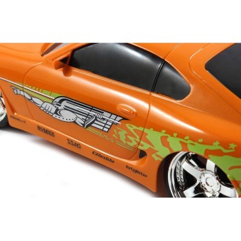 Jada Toys Fast and furious Coche Rc 1995 Brians Toyota Supra-Naranja 1:16 253206006 4006333064944