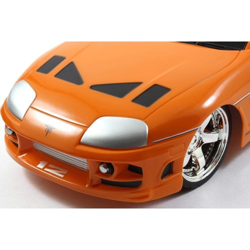 Jada Toys Fast and furious Coche Rc 1995 Brians Toyota Supra-Naranja 1:16 253206006 4006333064944