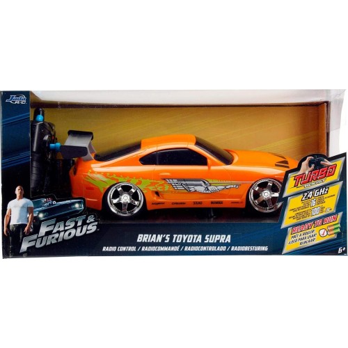 Jada Toys Fast And Furious Coche Rc 1995 Toyota Supra-Naranja 1:16 The Fast And T 253206006 4006333064944