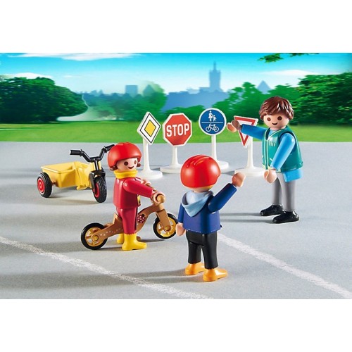 Playmobil Σχολικός Τροχονόμος Και Παιδάκια 5571 4008789055712