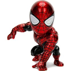 Jada Toys Marvel Spider-Man Die-Cast Figure, 10 Cm, Metallic Red/Blue 253221003 4006333068782