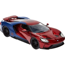 Jada Toys Marvel Spiderman 2017 Ford Gt 1:24 Scale Die-Cast Car 253225002 4006333065156