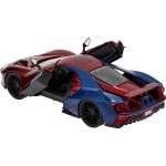 Jada Toys Marvel Spiderman 2017 Ford Gt 1:24 Scale Die-Cast Car 253225002 4006333065156