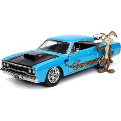 Jada Toys Looney Toons Road Runner Plymouth 1:24 Scale Die-Cast With Willy The Coyote 253255028 4006333074325