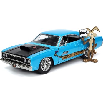 Jada Toys Looney Toons Road Runner Plymouth 1:24 Scale Die-Cast With Willy The Coyote 253255028 4006333074325