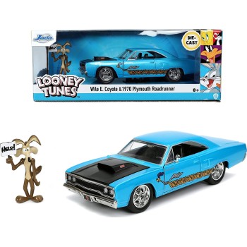 Jada Toys Looney Toons Road Runner Plymouth 1:24 Scale Die-Cast With Willy The Coyote 253255028 4006333074325