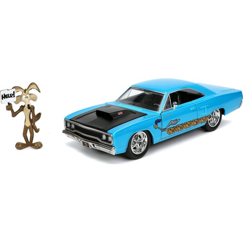 Jada Toys Looney Toons Road Runner Plymouth 1:24 Scale Die-Cast With Willy The Coyote 253255028 4006333074325