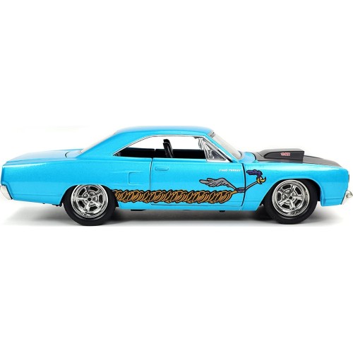 Jada Toys Looney Toons Road Runner Plymouth 1:24 Scale Die-Cast With Willy The Coyote 253255028 4006333074325