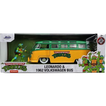 Jada Toys Turtles Leonardo 1962 VolksWagen Bus 1 24 253285000 4006333070990