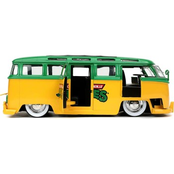 Jada Toys Turtles Leonardo 1962 VolksWagen Bus 1 24 253285000 4006333070990
