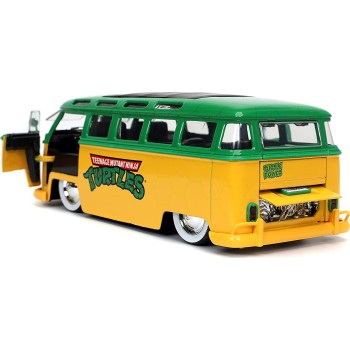 Jada Toys Turtles Leonardo 1962 VolksWagen Bus 1 24 253285000 4006333070990