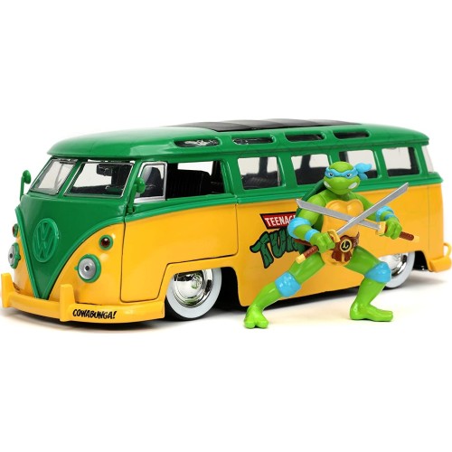 Jada Toys Turtles Leonardo 1962 VolksWagen Bus 1 24 253285000 4006333070990