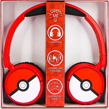 otl technologies Pokemon Poke Ball Kids Ασύρματα Ακουστικά - Κόκκινα  5055371625425