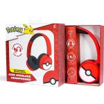 otl technologies Pk1000 Pokemon Poke Ball Kids Wireless Headphones - Red  5055371625425