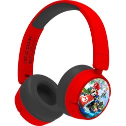 otl technologies Mk0983 Mario Kart Wireless Kids Headphones - Red  5055371625333