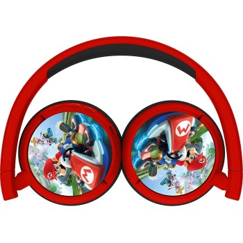 otl technologies Mk0983 Mario Kart Wireless Kids Headphones - Red  5055371625333