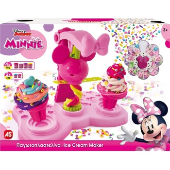 As company AS Dough Ice Cream Maker With 4 Dough Pots - 3D Caps 280Gr And Sprinkles For Ages 3+ 1045-03595 5203068035952