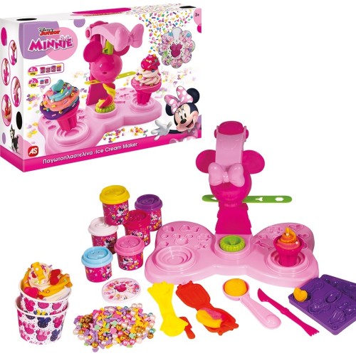 As company Πλαστελίνη Disney Minnie Παγωτοπλαστελίνα Με 4 Βαζάκια Και Καπάκια Καλουπάκια 280Γρ & Sprinkles 1045-03595 5203068035