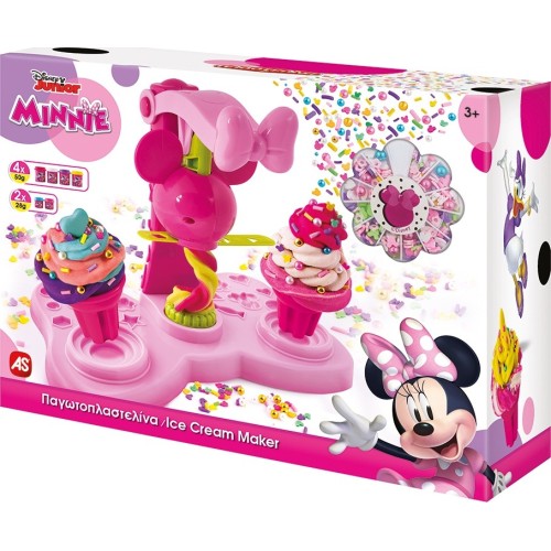 As company Πλαστελίνη Disney Minnie Παγωτοπλαστελίνα Με 4 Βαζάκια Και Καπάκια Καλουπάκια 280Γρ & Sprinkles 1045-03595 5203068035