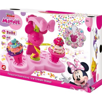 As company AS Dough Ice Cream Maker With 4 Dough Pots - 3D Caps 280Gr And Sprinkles For Ages 3+ 1045-03595 5203068035952