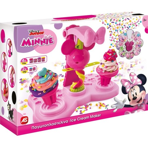 As company AS Dough Ice Cream Maker With 4 Dough Pots - 3D Caps 280Gr And Sprinkles For Ages 3+ 1045-03595 5203068035952