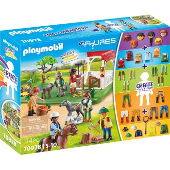 Playmobil My Figures: Φάρμα Των Πόνυ 70978 4008789709783