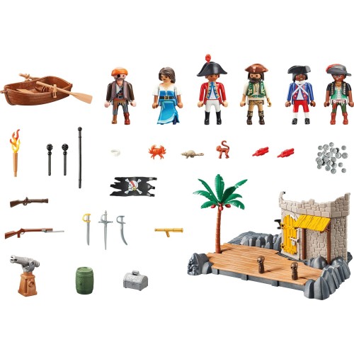 Playmobil My Figures: Πειρατικό Νησί 70979 4008789709790