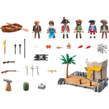 Playmobil My Figures: Πειρατικό Νησί 70979 4008789709790