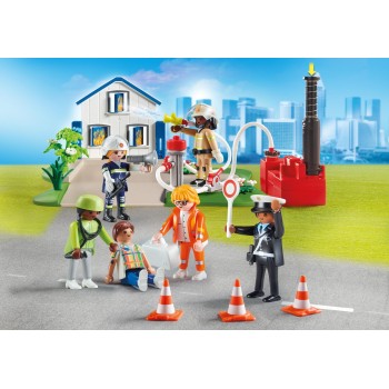 Playmobil My Figures: Πυροσβεστική Διάσωση 70980 4008789709806
