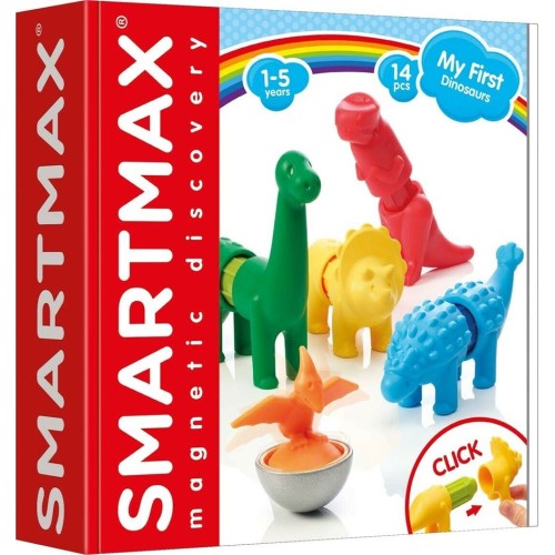 smart games Smartmax Κατασκευές Με Μαγνήτη Δεινοσαυράκια 14Τεμ. 285-SMX223 5414301250418