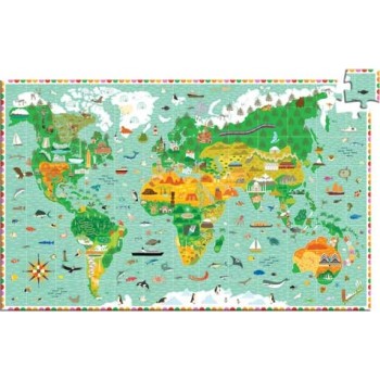 Djeco Puzzles Observation Monument Of The World - 200Pcs - Fsc Mix 07412 3070900074125