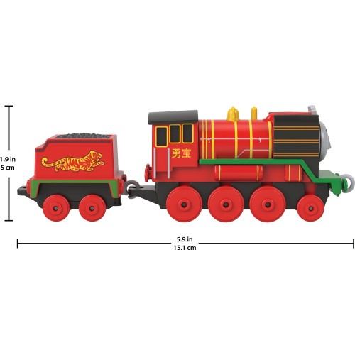 Mattel Τομας Το Τρενάκι -Τρενάκια Με Βαγόνι Yong Bao HFX91 / HHN39 194735072873