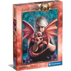 Clementoni Puzzle Anne Stokes Dragonkin 1000 Pcs 1260-39640 8005125396405