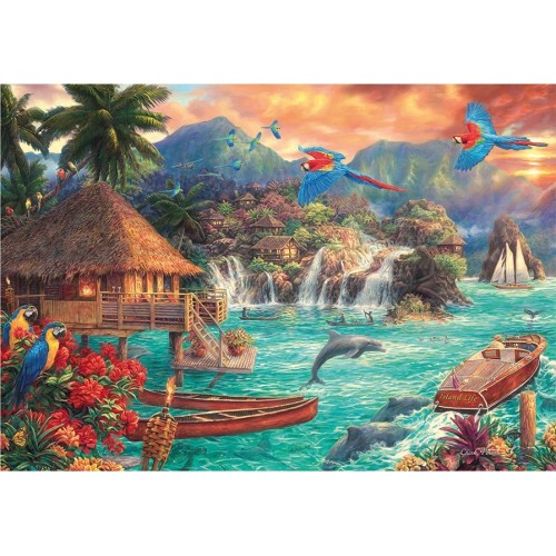 Clementoni Puzzle Panorama High Quality Collection Island Life 2000 Pcs 1220-32569 8005125325696