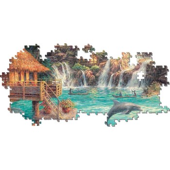 Clementoni Puzzle Panorama High Quality Collection Island Life 2000 Pcs 1220-32569 8005125325696