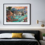 Clementoni Puzzle Panorama High Quality Collection Island Life 2000 Pcs 1220-32569 8005125325696