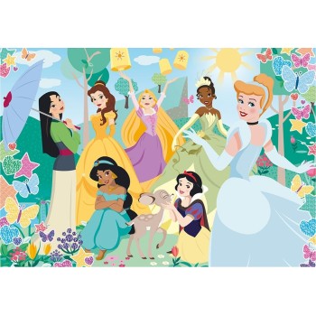 Clementoni Kids Puzzle Super Color Glitter Princess 104 Pcs 1210-20346 8005125203468