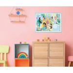 Clementoni Kids Puzzle Super Color Glitter Princess 104 Pcs 1210-20346 8005125203468