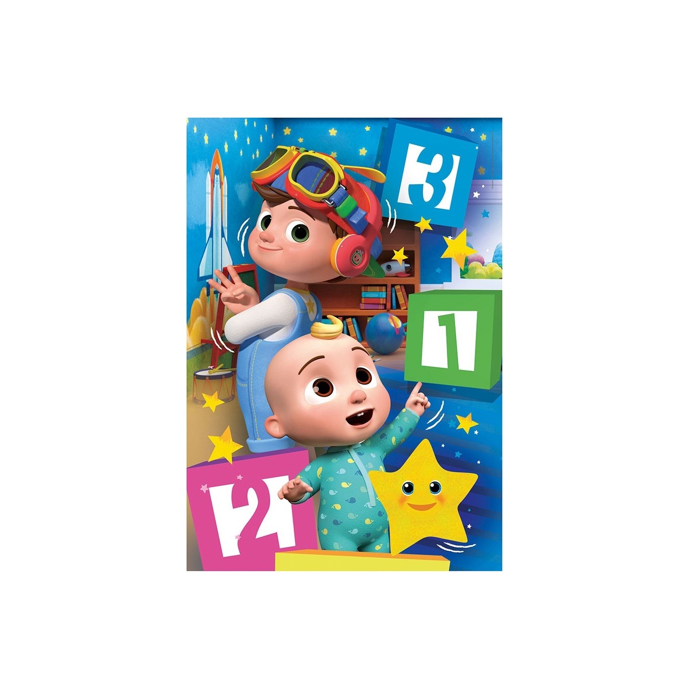 Clementoni Kids Puzzle Super Color Cocomelon 3X48 Pcs 1200-25273 | Toys ...