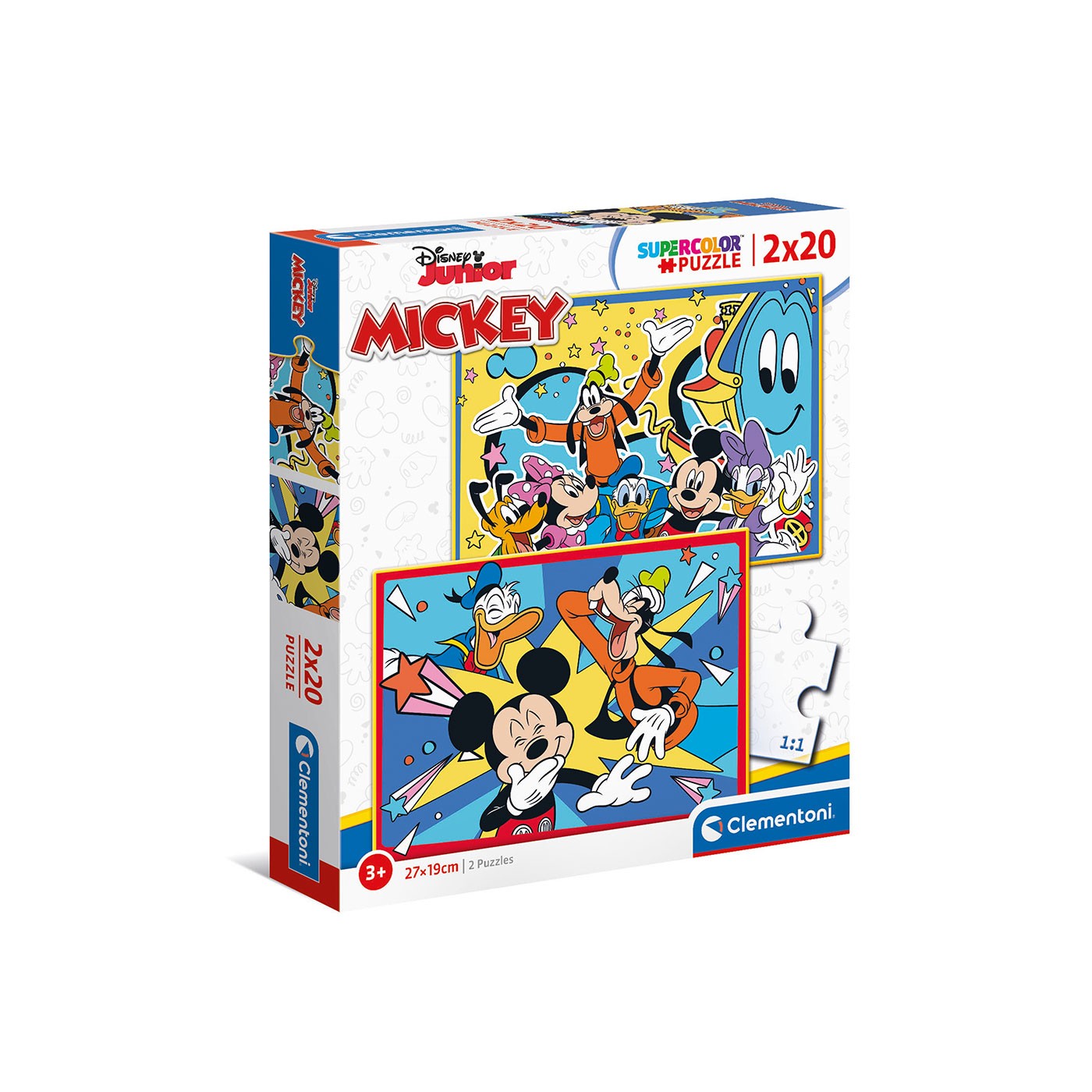 Clementoni Puzzle 2Χ20 Super Color Mickey 1200-24791 | Toys-shop.gr