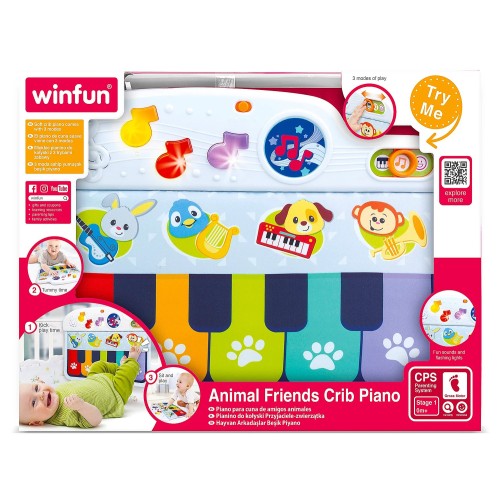 WinFun Animal Friends Crib Piano 403284 5204275032840
