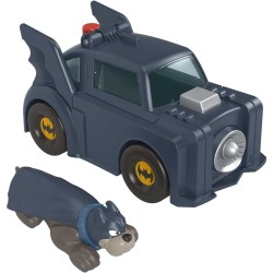 Mattel DC League of Super-pets Super Launch Ace Figure and Batmobile Vehicle HGL17 / HGL19 194735051328