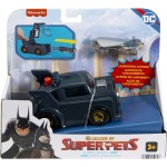 Mattel DC League of Super-pets Super Launch Ace Figure and Batmobile Vehicle HGL17 / HGL19 194735051328